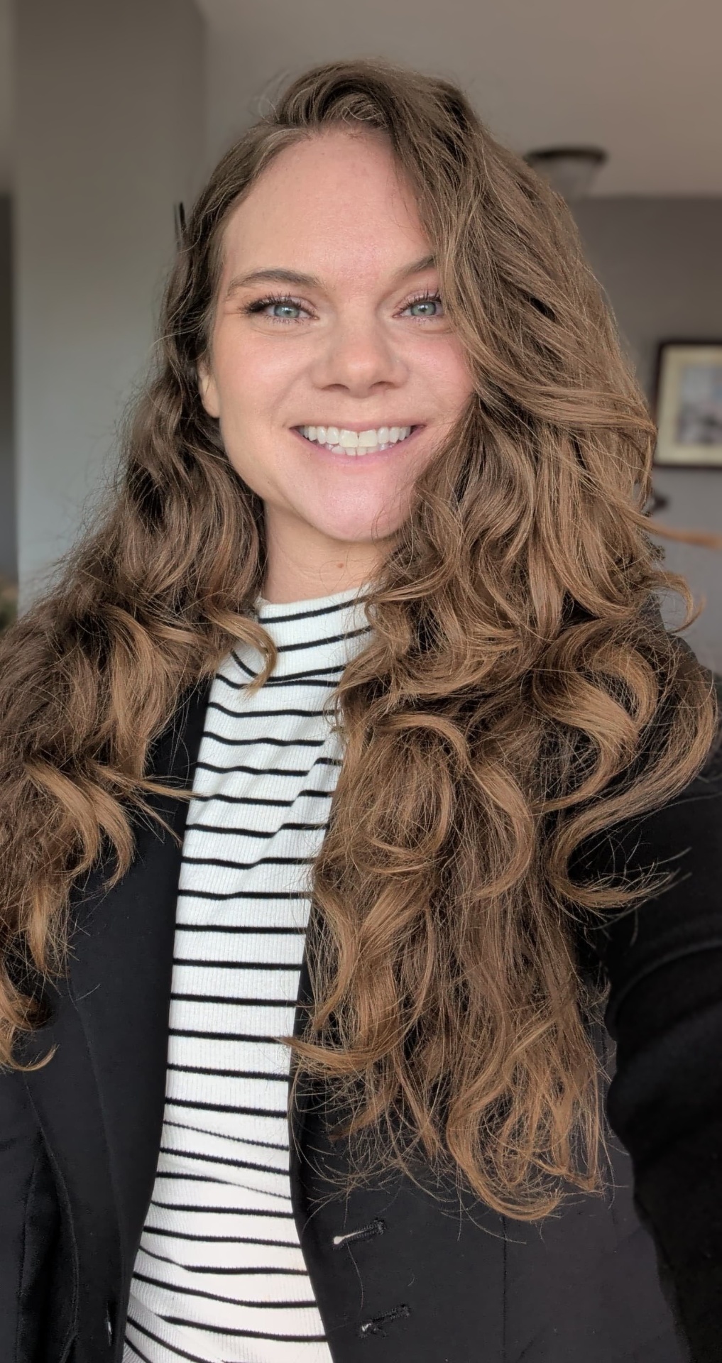 Portrait of the founder in her office